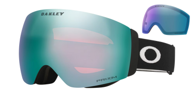 Oakley Flight Deck Pro M (2 x linser) – Matte Black / PRIZM SAPPHIRE & PRIZM ICED