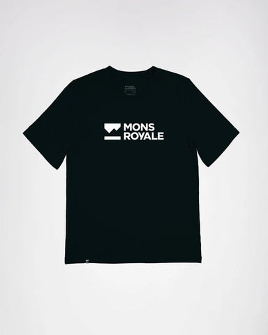 Mons Royale Icon Merino T-Shirt Women – Black