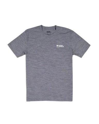 Mons Royale Icon Merino T-Shirt – Grey Heather