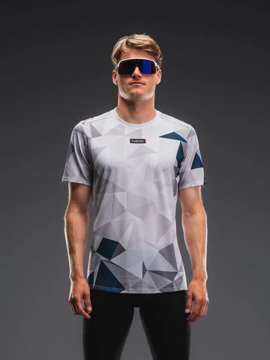 FUSION TEMPO! PRO RUN T-SHIRT – Blå