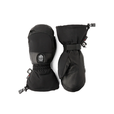 HESTRA HEATER GAUNTLET – MITT – Black