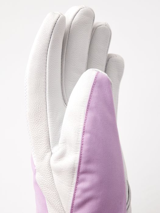Hestra Heli Ski Female 5-Finger Syringa / Offwhite