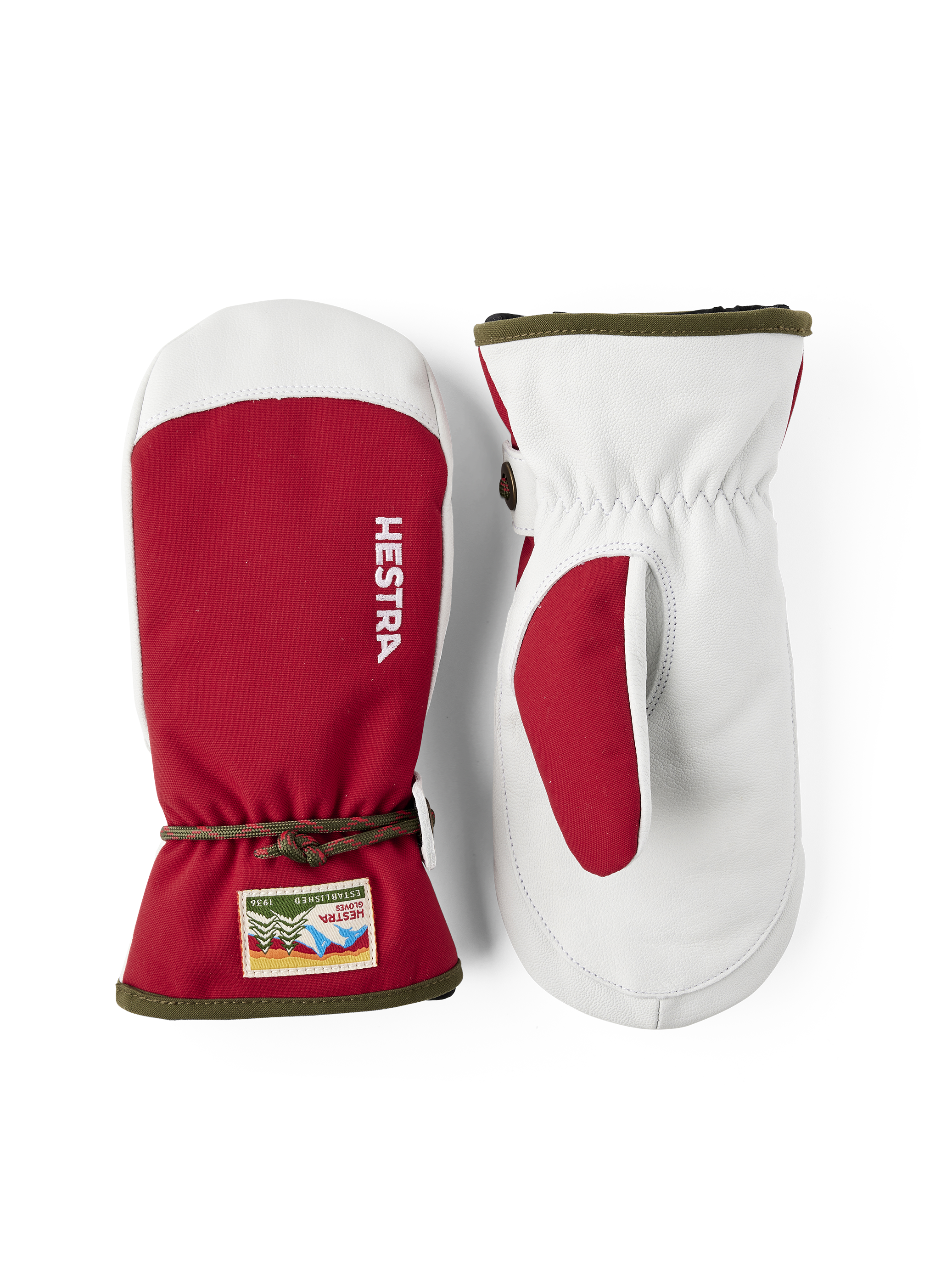 Hestra Wakayama Jr - mitt Red