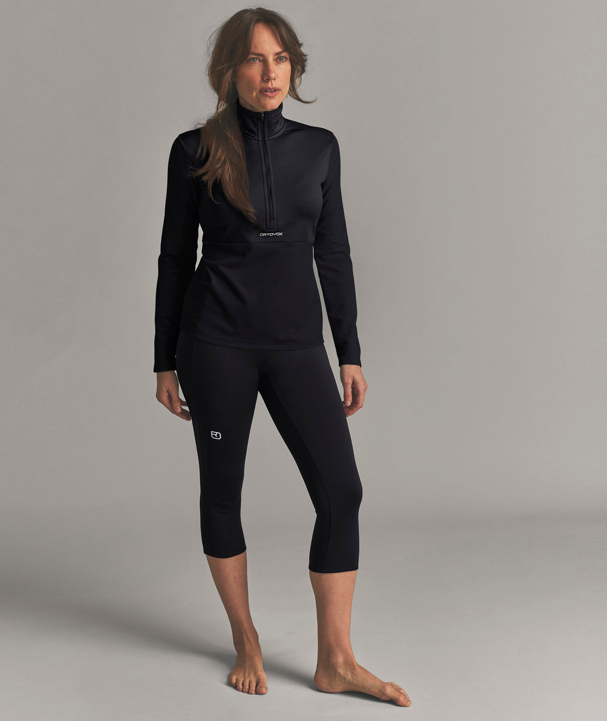 ORTOVOX FLEECE LIGHT ZIP NECK W