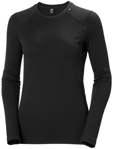 Helly Hansen Lifa Merino Midweight Crew W – Black