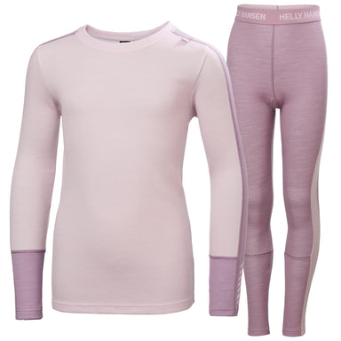 Helly Hansen Lifa Merino Midweight Set Jr – Purple Clay