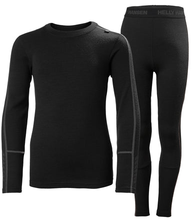 Helly Hansen Lifa Merino Midweight Set Jr – Black