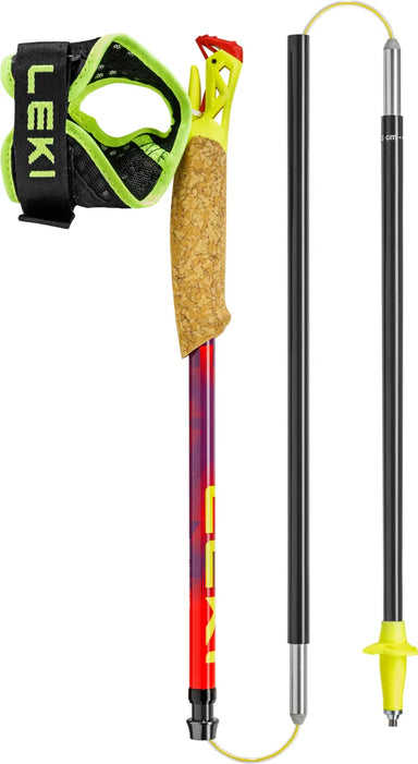 LEKI ULTRATRAIL FX.ONE SL – Bright Red/Violet/Neonyellow