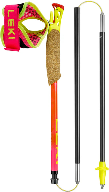 LEKI ULTRATRAIL FX.ONE SL – Neonpink/Pastelloarange/Neonyellow