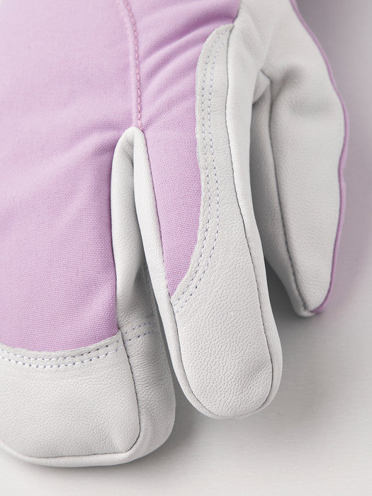 Hestra Heli Ski Female 3-Finger Syringa / Offwhite