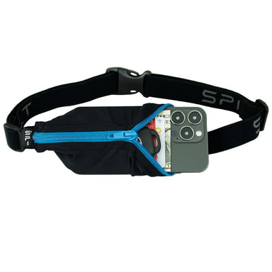 Spibelt Large Pocket w/Zipper – Belt Blk with Turquoise Zipper