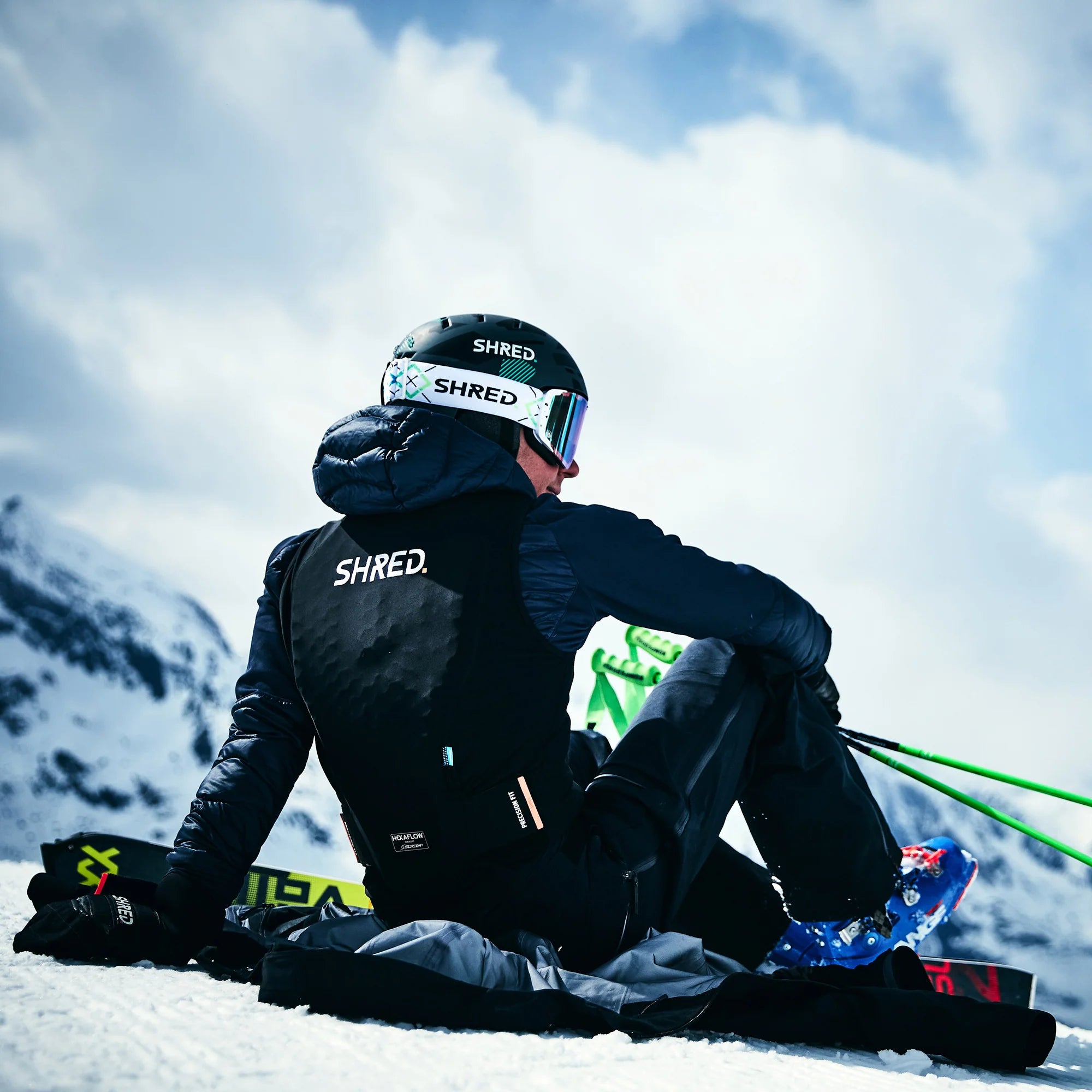 Shred 2ND SKIN Back Protector Lite Vest ZIP