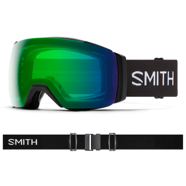 SMITH IO MAG XL Goggles – BLACK - SUN GREEN MIR + STORM ROSE FLASH