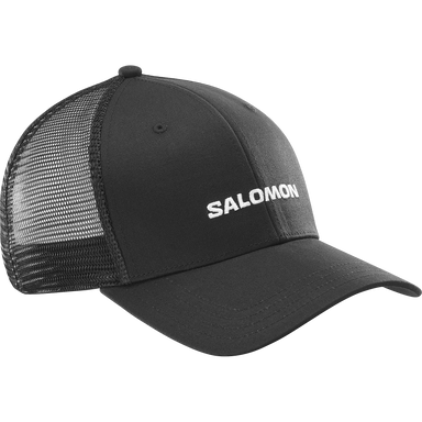 Salomon Logo Trucker Cap – Deep Black