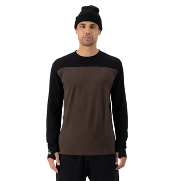 MONS Royale Yotei LS Skiundertrøje – Cedar / Black