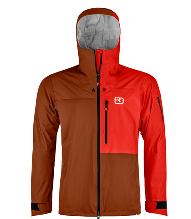 Ortovox 3L Ortler Jacket Men – Bristle Brown