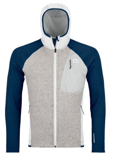 Ortovox Fleece GP Classic Knit Hoody Men – Grey Ice