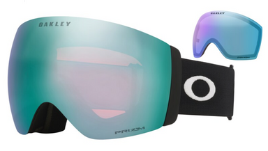 Oakley Flight Deck Pro L (2 x linser) – Matte Black / PRIZM SAPPHIRE & PRIZM ICED