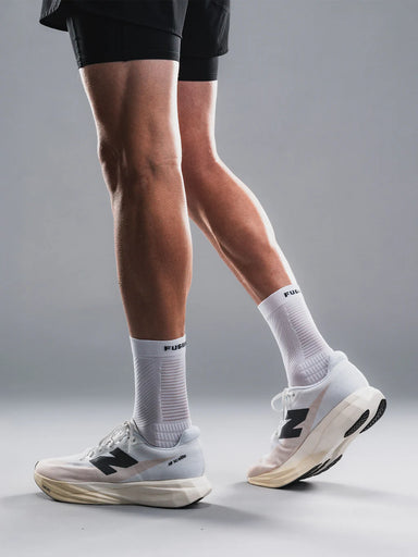 FUSION TEMPO! PRO RUN SOCK – Hvid