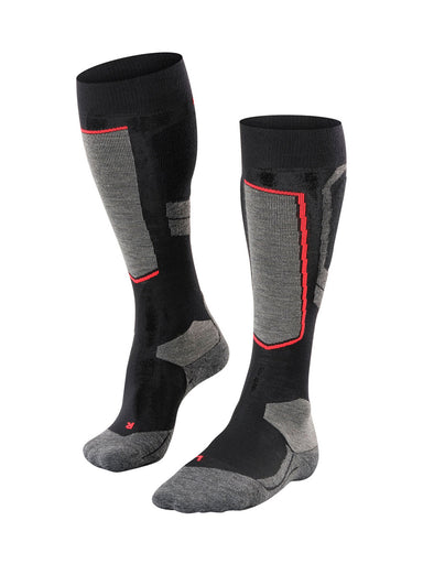 FALKE  SK4 Wool Women Socks – Black-mix