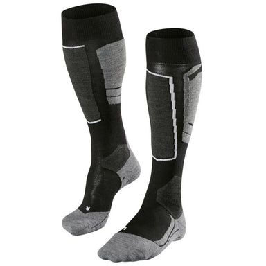 FALKE  SK4 Wool Women Socks – Black Grey