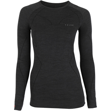 Falke WOOL-TECH Langærmet Rund hals Kvinde – Black