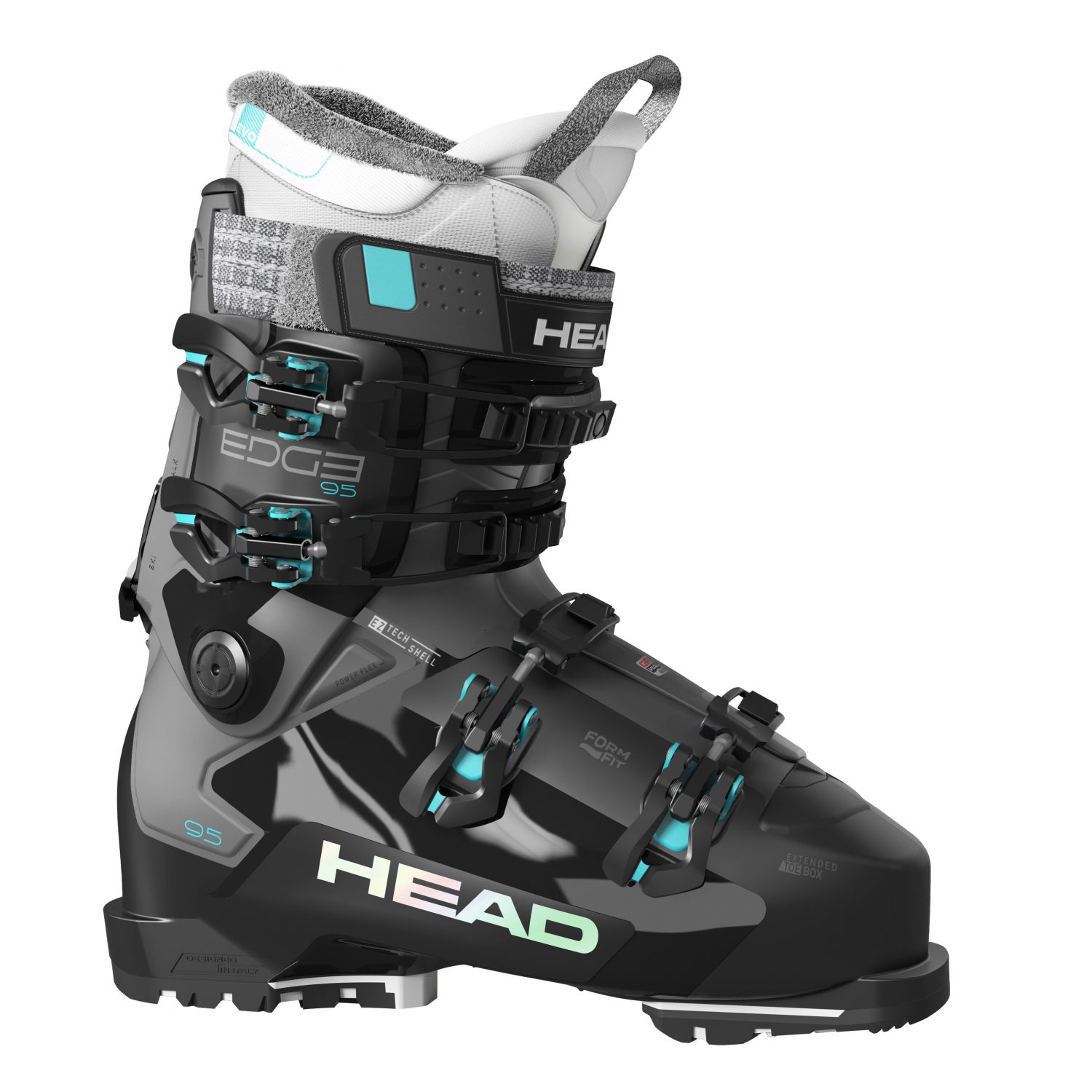HEAD EDGE 95 W HV GW BLACK/TURQUOISE