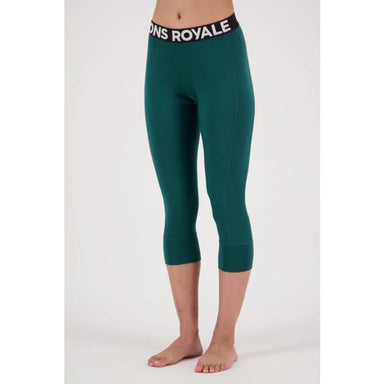 Mons Royale Cascade Merino Flex 200 3/4 Legging W – Evergreen