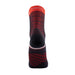 SIDAS WINTER RUN SOCKS – BLACK/RED (UNISEX)