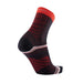 SIDAS WINTER RUN SOCKS – BLACK/RED (UNISEX)