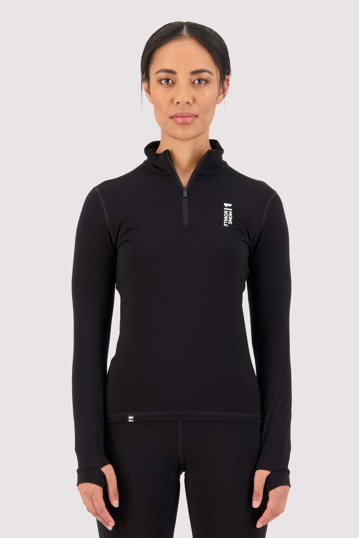 MONS Royale Cascade Merino Flex 200 1/4 Zip W