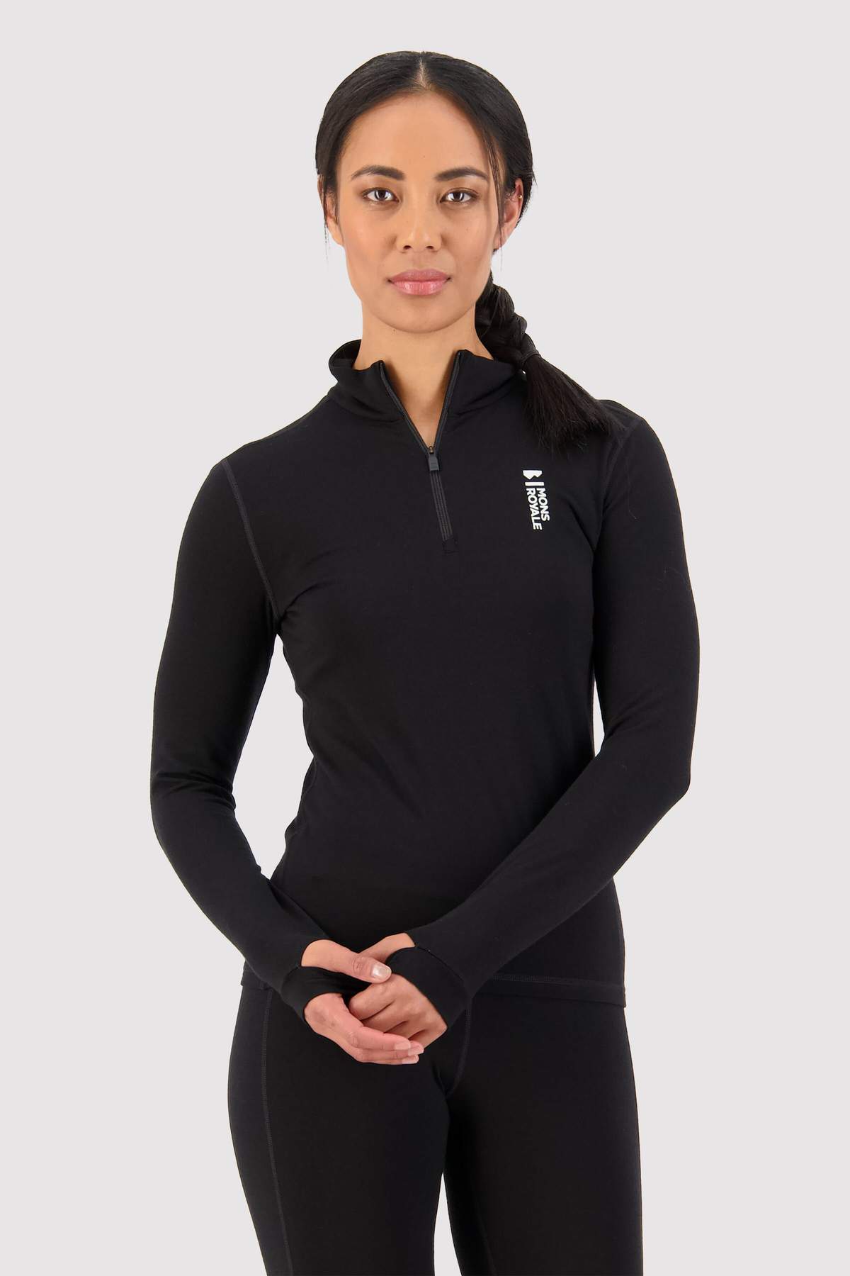 MONS Royale Cascade Merino Flex 200 1/4 Zip W