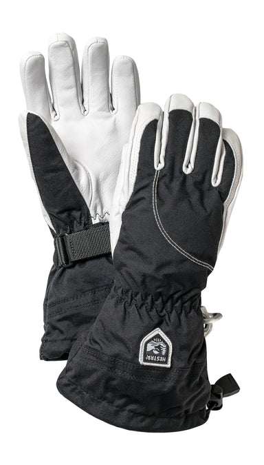 Hestra Heli Ski Female 5-Finger Skihandsker – Black / Offwhite