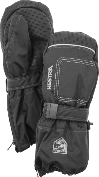 36421 - Svart / Svart Baby Zip Long - mitt