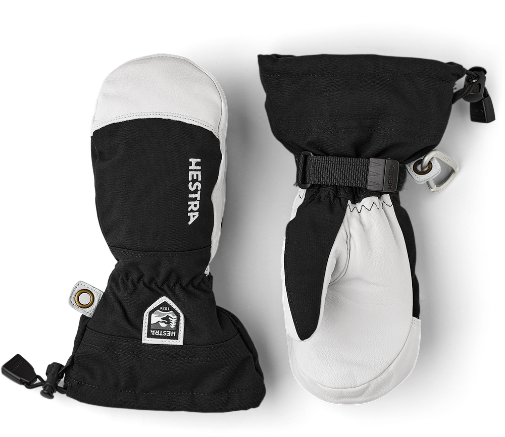 Hestra Army Leather Heli Ski Jr Mitt