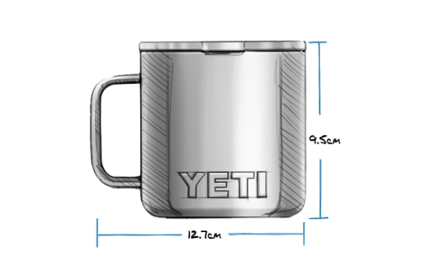 YETI RAMBLER 14 OZ (414 ML) MUG 2.0